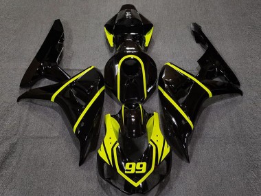 06-07 Glänzendes Schwarz & Leuchtendes Gelb CBR1000RR Motorrad Verkleidung