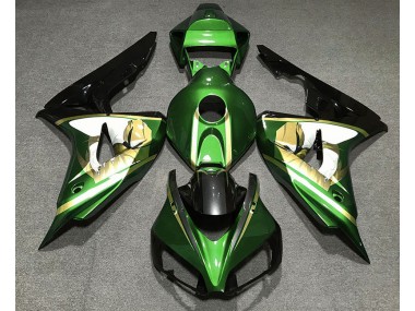 06-07 Grün-Gold CBR1000RR Motorrad Verkleidung