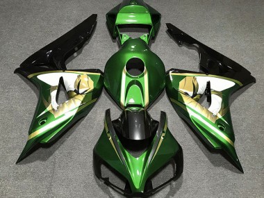 06-07 Grün-Gold CBR1000RR Motorrad Verkleidung