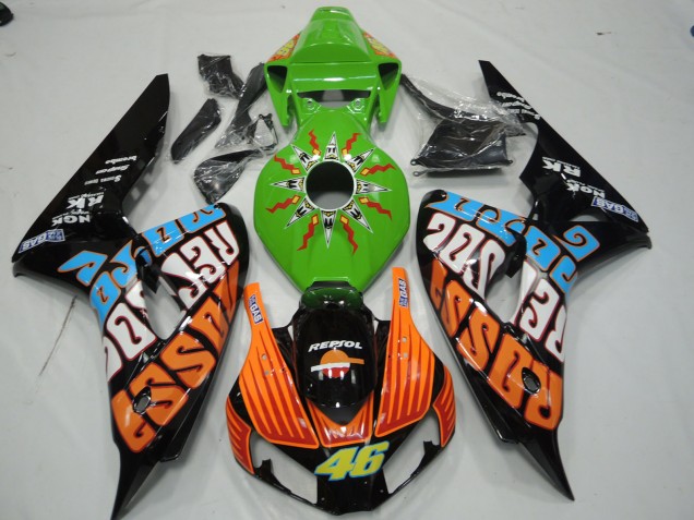 06-07 Grün Rossi CBR1000RR Motorrad Verkleidung 06-07 Grün Rossi CBR1000RR Motorrad Verkleidung