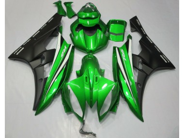 06-07 Grün Schwarz & Weiß R6 Motorrad Verkleidung