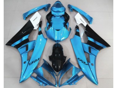 06-07 Hellblau & Schwarz Glänzend R6 Motorrad Verkleidung
