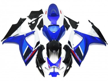 06-07 Hellblau & Tiefes Blau OEM Stil Mit Rot GSXR 600-750 Motorrad Verkleidung
