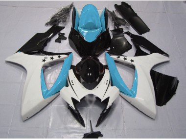 06-07 Hellblauer Stern GSXR 600-750 Motorrad Verkleidung