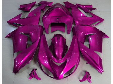 06-07 Hot Pink Schlicht ZX10R Motorrad Verkleidung