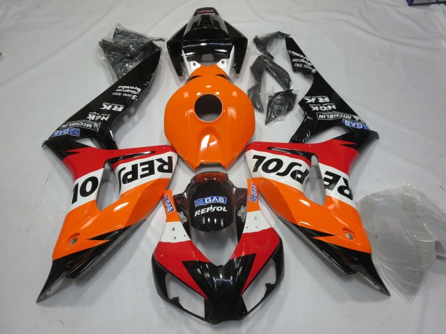 06-07 Leuchtend Repsol Stil CBR1000RR Motorrad Verkleidung