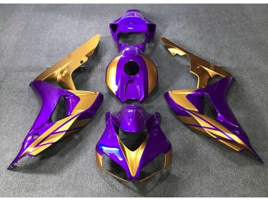 06-07 Lila-Gold CBR1000RR Motorrad Verkleidung