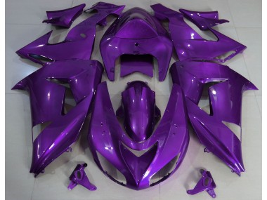 06-07 Lila Schlicht ZX10R Motorrad Verkleidung