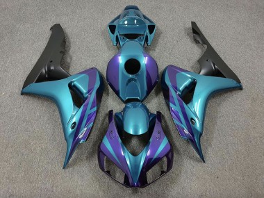 06-07 Lila & Smaragd CBR1000RR Motorrad Verkleidung