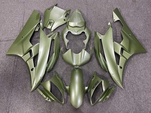 06-07 Matt Grün R6 Motorrad Verkleidung 06-07 Matt Grün R6 Motorrad Verkleidung