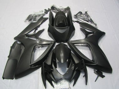 06-07 Matt Schwarz GSXR 600-750 Motorrad Verkleidung