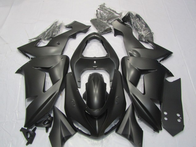 06-07 Matt Schwarz ZX10R Motorrad Verkleidung 06-07 Matt Schwarz ZX10R Motorrad Verkleidung
