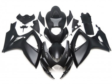 06-07 Matt Schwarzer Custom-Stil OEM GSXR 600-750 Motorrad Verkleidung