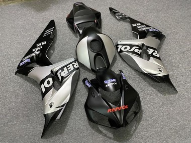 06-07 Matt Silber Repsol CBR1000RR Motorrad Verkleidung