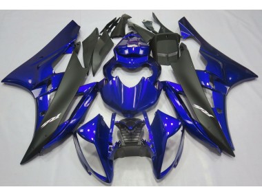 06-07 Metallic Blau & Schwarz R6 Motorrad Verkleidung