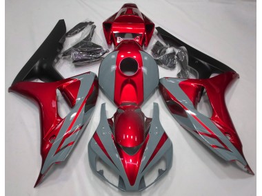 06-07 Nardo Grau & Rot CBR1000RR Motorrad Verkleidung