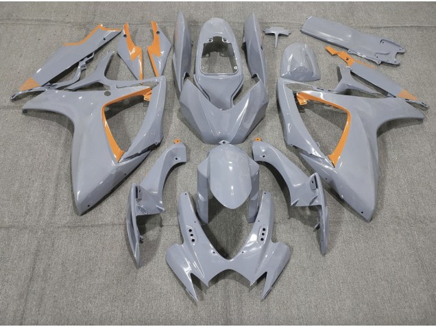 06-07 Nardo & Orangefarbener Rand GSXR 600-750 Motorrad Verkleidung 06-07 Nardo & Orangefarbener Rand GSXR 600-750 Motorrad Verkleidung