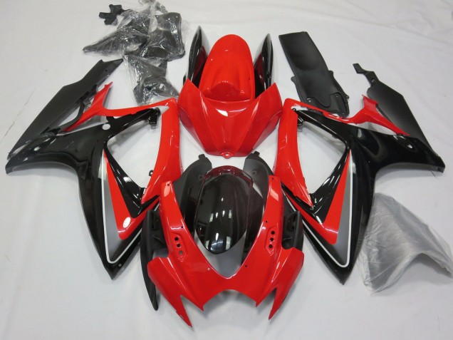 06-07 OEM Stil Rot GSXR 600-750 Motorrad Verkleidung 06-07 OEM Stil Rot GSXR 600-750 Motorrad Verkleidung