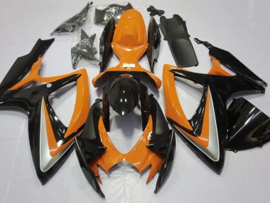 06-07 Orange Glänzend Ohne Abzeichen GSXR 600-750 Motorrad Verkleidung