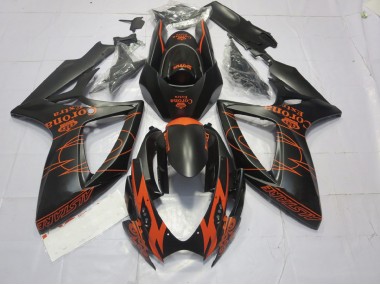 06-07 Orange Matt GSXR 600-750 Motorrad Verkleidung