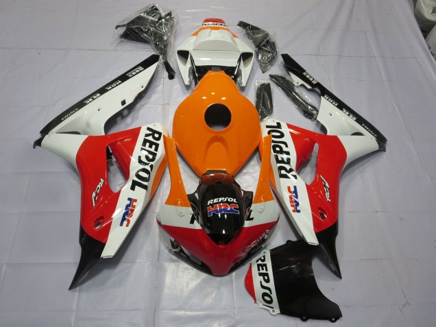 06-07 Orange Repsol CBR1000RR Motorrad Verkleidung