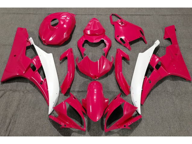 06-07 Perlrot R6 Motorrad Verkleidung