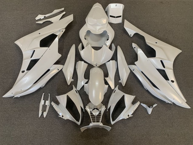 06-07 Perlweiss R6 Motorrad Verkleidung