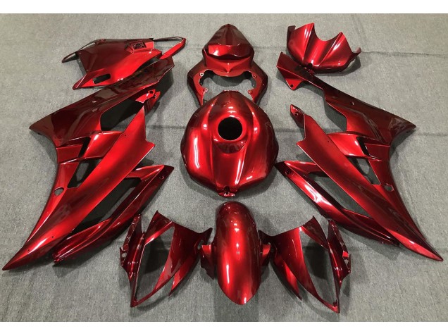 06-07 Rot Glänzend R6 Motorrad Verkleidung