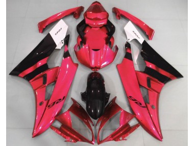 06-07 Rot Glänzend & Schwarz R6 Motorrad Verkleidung
