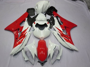 06-07 Rot & Weiß R6 Motorrad Verkleidung