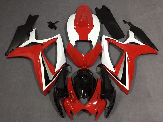 06-07 Rot Stil GSXR 600-750 Motorrad Verkleidung 06-07 Rot Stil GSXR 600-750 Motorrad Verkleidung