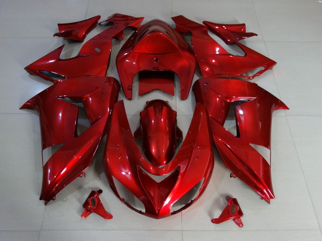06-07 Rot Tiefglanz ZX10R Motorrad Verkleidung 06-07 Rot Tiefglanz ZX10R Motorrad Verkleidung