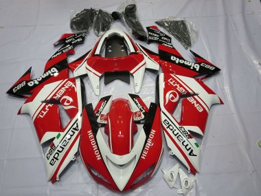 06-07 Weiß Rot ZX10R Motorrad Verkleidung