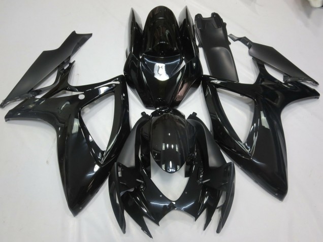 06-07 Schwarz Glänzend GSXR 600-750 Motorrad Verkleidung 06-07 Schwarz Glänzend GSXR 600-750 Motorrad Verkleidung