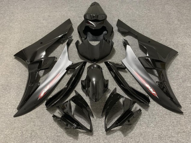 06-07 Schwarz Ninja R6 Motorrad Verkleidung