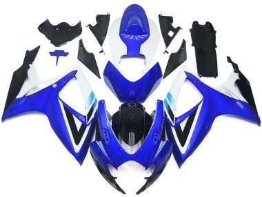 06-07 Tiefes Blau & Hellblau OEM Stil GSXR 600-750 Motorrad Verkleidung