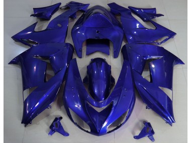 06-07 Tiefes Blau Schlicht ZX10R Motorrad Verkleidung