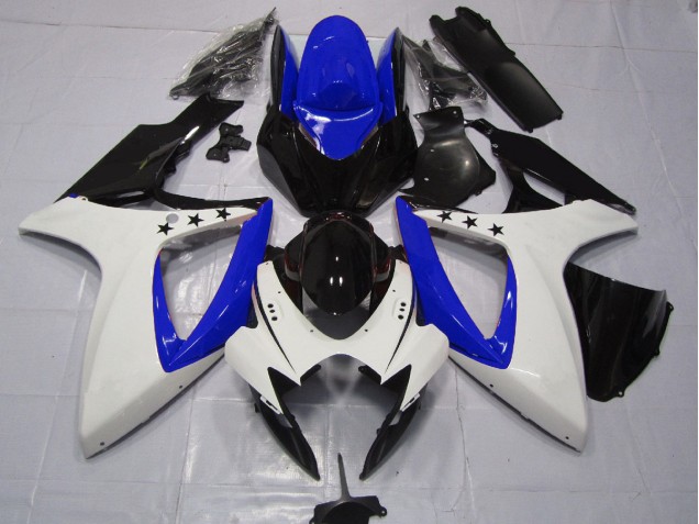 06-07 Tiefes Blauer Stern GSXR 600-750 Motorrad Verkleidung 06-07 Tiefes Blauer Stern GSXR 600-750 Motorrad Verkleidung