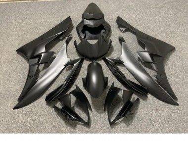 06-07 Vollmatt Schwarz R6 Motorrad Verkleidung