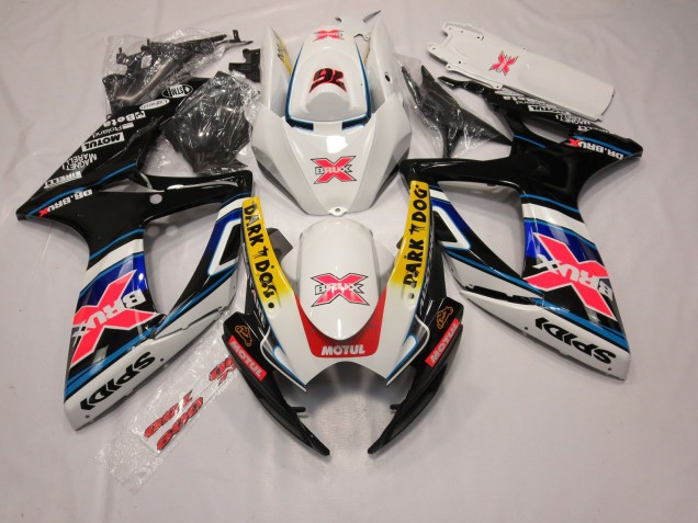 06-07 X 76 Brux GSXR 600-750 Motorrad Verkleidung 06-07 X 76 Brux GSXR 600-750 Motorrad Verkleidung