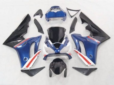 06-08 Blau 6 Daytona 675 Motorrad Verkleidung