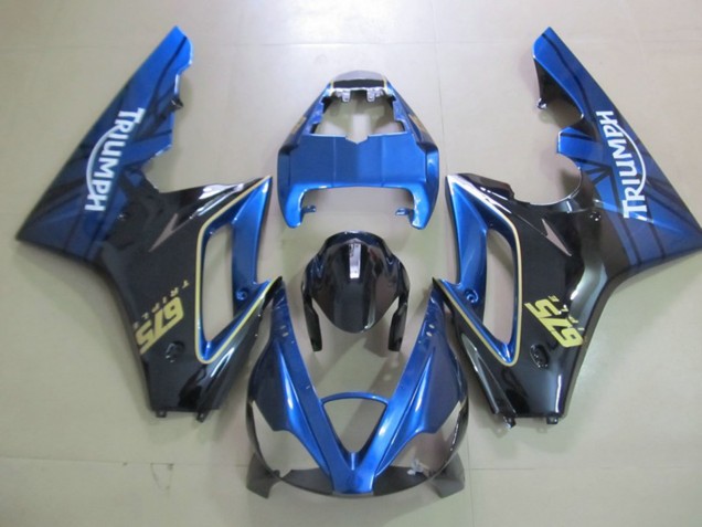 06-08 Blau & Schwarz Daytona 675 Motorrad Verkleidung 06-08 Blau & Schwarz Daytona 675 Motorrad Verkleidung