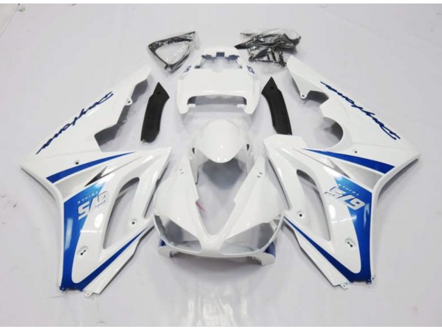 06-08 Weiß-Blau-Stil Daytona 675 Motorrad Verkleidung