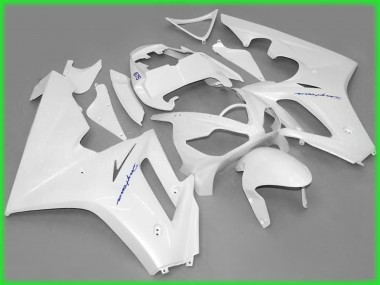 06-08 Glänzend Weiß Daytona 675 Motorrad Verkleidung