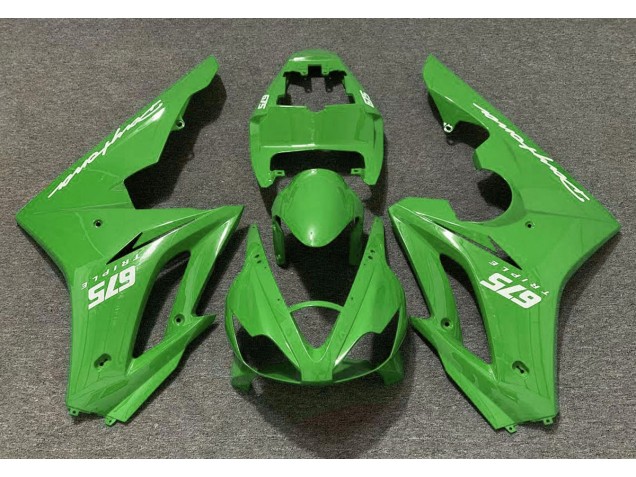 06-08 Glänzend Grün Daytona 675 Motorrad Verkleidung