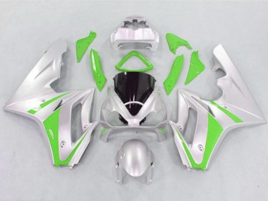 06-08 Grün & Silber Daytona 675 Motorrad Verkleidung