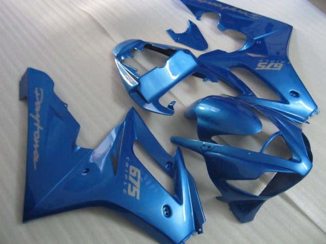 06-08 Leuchtendes Blau Daytona 675 Motorrad Verkleidung 06-08 Leuchtendes Blau Daytona 675 Motorrad Verkleidung