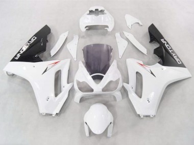 06-08 Weiß Mit Schwarzen Unterteilen Daytona 675 Motorrad Verkleidung