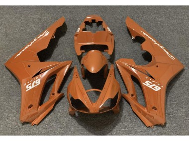 06-08 Orange Glänzend Daytona 675 Motorrad Verkleidung