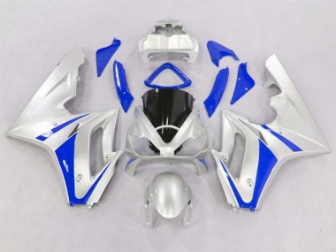 06-08 Silber & Blau Daytona 675 Motorrad Verkleidung